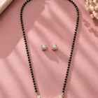 Gold Plated Classic Halo Mangalsutra Set