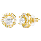 Gold Plated Classic Halo Mangalsutra Set