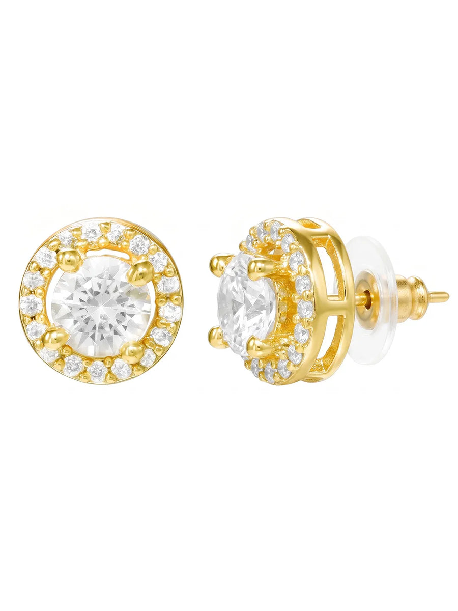 Gold Plated Classic Halo Mangalsutra Set