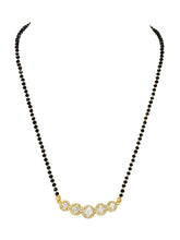 Gold Plated Classic Halo Mangalsutra Set