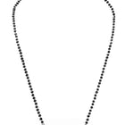 Rhodium Plated Classic Halo Mangalsutra Set