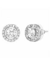 Rhodium Plated Solitaire Halo Mangalsutra Set