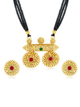 Stone Traditional Mangalsutra | Classic Indian Jewellery by Peora

