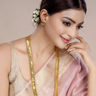 Coin Cascade Maharani Long Necklace