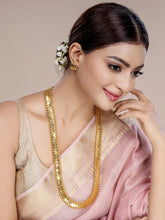 Coin Cascade Maharani Long Necklace