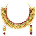 Peora Ethereal Temple Design Necklace Set