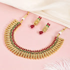 Peora Ethereal Temple Design Necklace Set