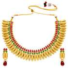 Peora Ethereal Temple Design Necklace Set