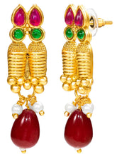 Peora Ethereal Temple Design Necklace Set