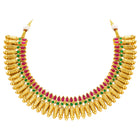 Peora Ethereal Temple Design Necklace Set