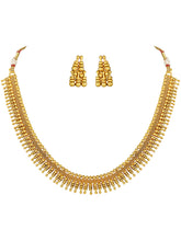 Timeless Chic Gold Plated Short Necklace Set