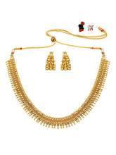 Timeless Chic Gold Plated Short Necklace Set