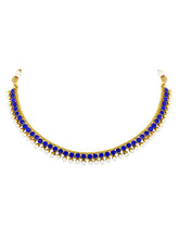 Lustrous in Blue Stones Necklace Set