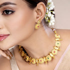 Surya Chakra Kundan Stone Necklace