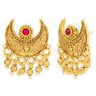 Peora Heritage Floral Necklace Set - Gold