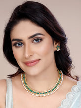 Traditional Green Stone Choker Set