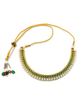 Traditional Green Stone Choker Set