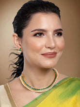 Chic Harmony Pearl Stones Necklace Set