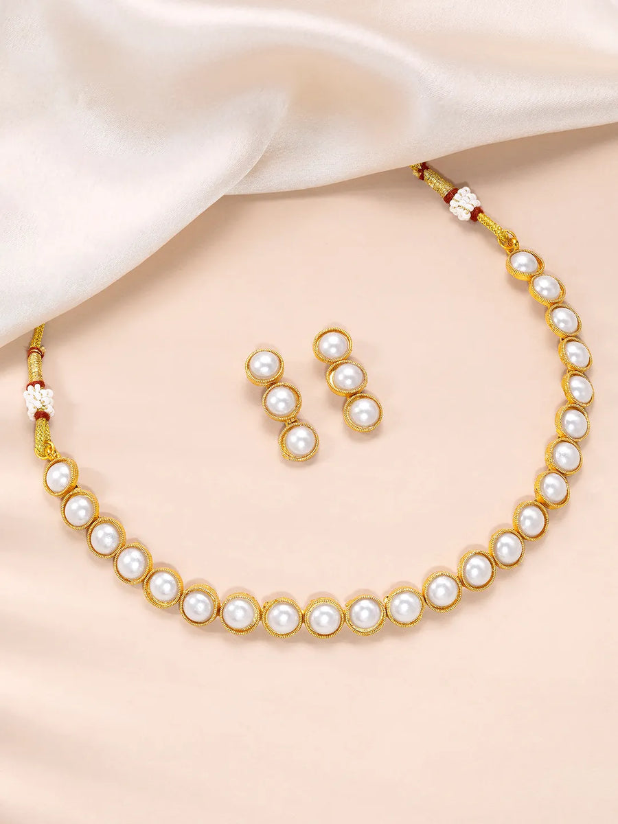 Pure Radiance Stones Necklace Set