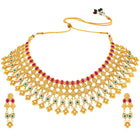 Peora Heritage Bridal Necklace Set - Gold