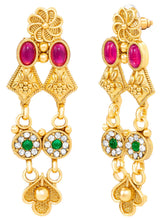 Peora Heritage Bridal Necklace Set - Gold
