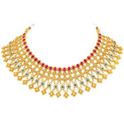 Peora Heritage Bridal Necklace Set - Gold