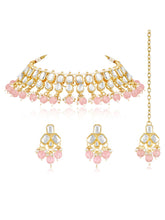 Blush Petal Elegance Choker Set