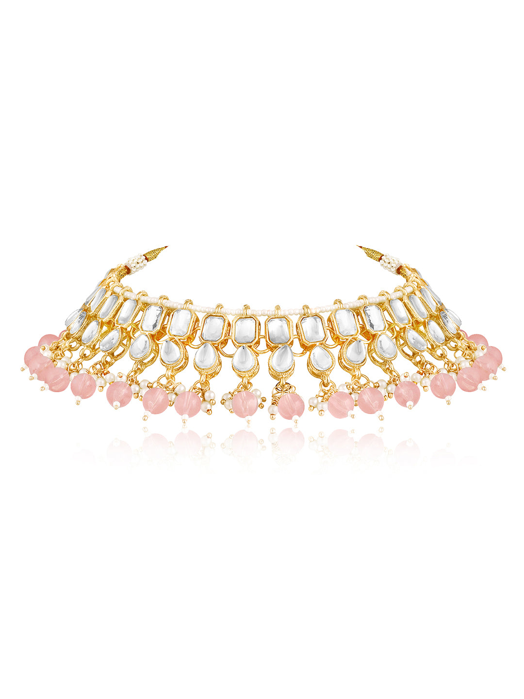 Blush Petal Elegance Choker Set