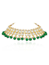 Green Gleam Choker Set