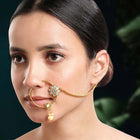 Kundan Studded Nathiya by Peora – Regal Ethnic Charm