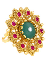 Gold Plated Imperial Floral Ring