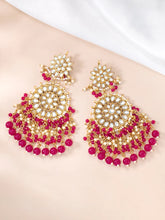 Bright Dangle Drop Earrings Vibrance - Rani Pink