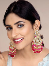 Bright Dangle Drop Earrings Vibrance - Rani Pink