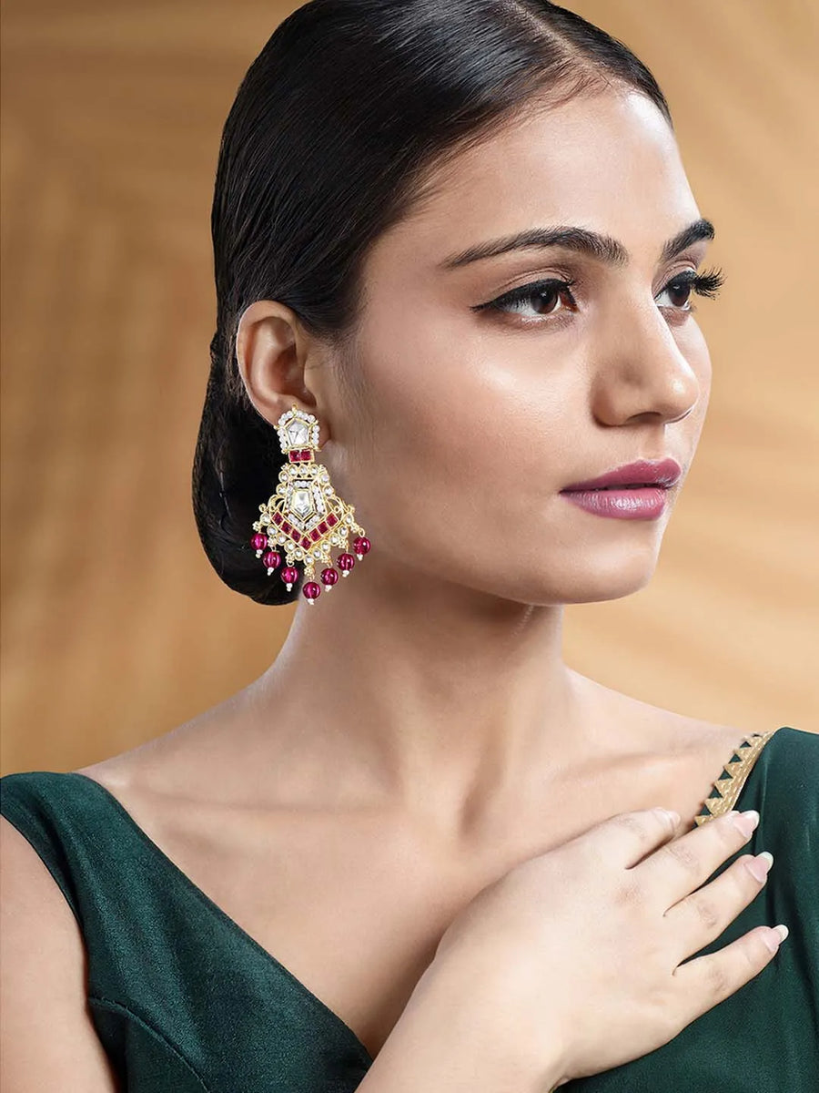 Radiant Dangle Earrings – Elegant Jewellery by Peora

