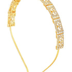 Kundan Crystal Hair Band – Sparkling Ethnic Hair Accessory | Peora

