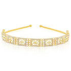 Kundan Crystal Hair Band – Sparkling Ethnic Hair Accessory | Peora

