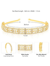 Glamorous Kundan Hair Band