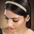 Kundan Studded Hair Band – Royal Ethnic Hair Accessory | Peora

