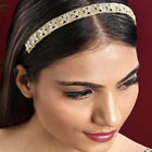 Kundan-Studded Hair Band – Regal Hair Accessory for Ethnic Looks | Peora

