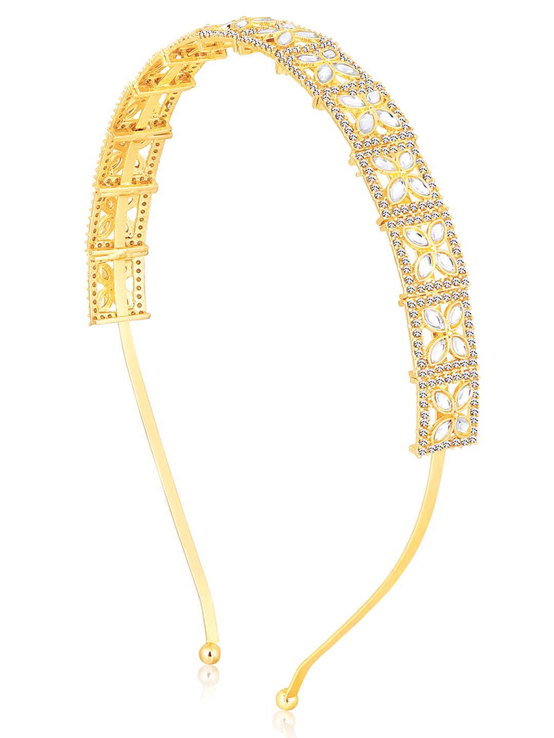 Regal Kundan-studded Hair Band