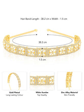 Regal Kundan-studded Hair Band