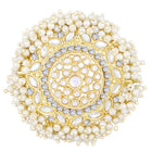 Kundan Pearl Juda Pin – Elegant Hair Accessory for Weddings | Peora

