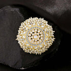 Kundan Pearl Juda Pin – Elegant Hair Accessory for Weddings | Peora

