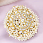 Glamorous Kundan Pearl Juda Pin