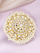 Glamorous Kundan Pearl Juda Pin