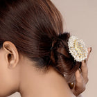 Glamorous Kundan Pearl Juda Pin