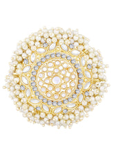 Glamorous Kundan Pearl Juda Pin