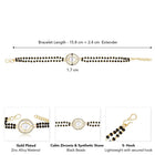 Mangalsutra Bracelet by Peora | Elegant Symbol of Love & Tradition