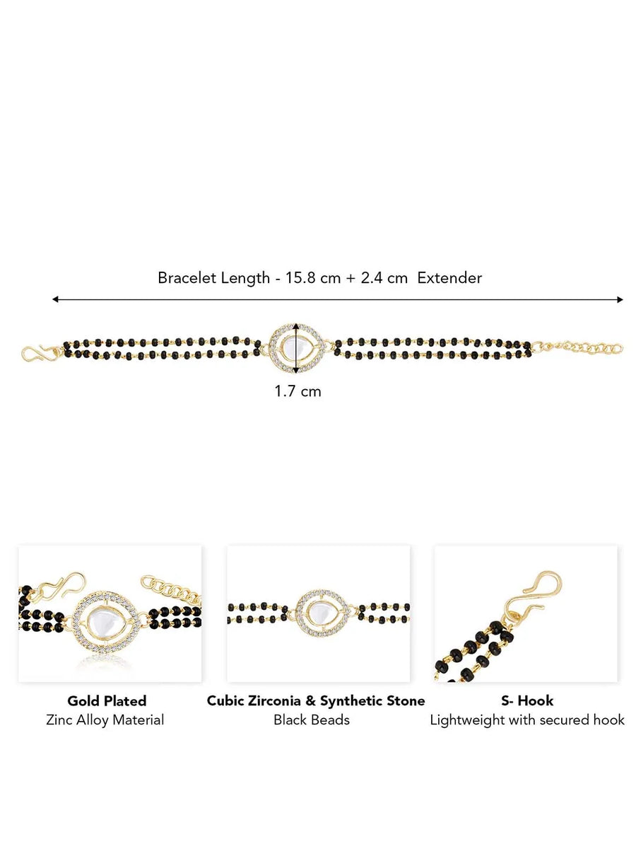 Mangalsutra Bracelet by Peora | Elegant Symbol of Love & Tradition