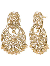 Gold Plated Crystal Festive Bridal Necklace Set